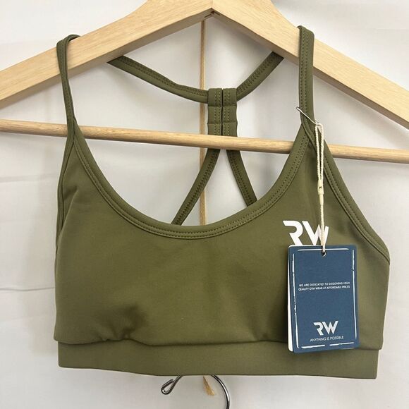 Rapid Wear Biker Short 2pc Set Olive - Picture 2 of 7